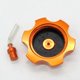 thumbnail image 3 of Tapón de depósito de combustible CNC con tubo de ventilación universal para quads de motocross de 70-160 cc naranja, 3 of 6