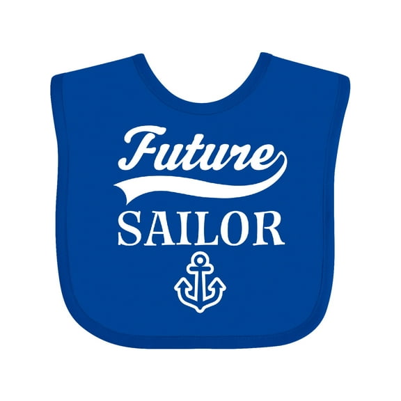 Inktastic Future Sailor Kids Sailing Boys Baby Bib