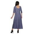 thumbnail image 4 of Moomaya Kurtis Imprimés Ligne A pour Femmes Kurta à Manches 3/4 Tunique d'Été, 4 of 5