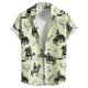 thumbnail image 1 of Novedad de verano, camisa de manga corta con estampado de moda para hombre, camisa con estampado sin posicionamiento, camiseta informal con solapa para hombre Pompotops  oipoqjl43269, 1 of 9