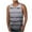 Dark Gray, variant on Men's Print Tank Top Sports Casual Sleeveless Crew Neck Striped Hot Pink T-shirt Tank Size XL