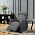 thumbnail image 3 of Vineego Fabric Single Massage Recliner Chair with Thick Seat Cushion and Backrest, Gray Fabric, Gray, 3 of 8