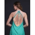 thumbnail image 2 of Bimba Oiseau Causal Long Dos Nu Licol Robe Femmes Imprimé BeachDress-XX-Large, 2 of 6