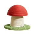 thumbnail image 3 of koolsoo Cat Scratch Post Sisal Hemp Cat Scratch Post Mushroom Shaped Interactive Cat Toy Height 18cm, 3 of 9