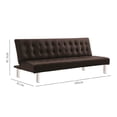 thumbnail image 4 of Sofá Cama Mainstays 3 Plazas color Chocolate, 4 of 4