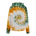 thumbnail image 4 of Bovemsi Sweatshirt for Women Long Sleeved Tie Dye Printed Casual Sportswear With Pockets Comfort Hoodie, 4 of 7