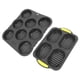 thumbnail image 1 of 8 Cavidades Silicona Hamburguesa Molde de Pan, Alimento Grado 4 Cavidad Silicona Pan para Hornear Resistencia A la Temperatura de Accesorios Para Refrigeradores, 1 of 7