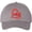 Grey, variant on Love Heart Text Embroidered Hat | Mom Girlfriend Loved One Valentines Day Adjustable, Unstructured Dad Cap (Grey)