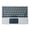 Green1, variant on GJX Bluetooth Keyboard Metal Backplate Wireless Keyboard Lightweight and Portable Slim and Compact Wireless Keyboard with Touchpad Pink