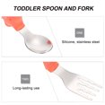 thumbnail image 4 of OUNONA 1 Set Stainless Steel Spoon Baby Utensils Set With Head Green, 4 of 8