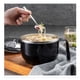 thumbnail image 4 of Bento Lunch Box Acero inoxidable con Picnic Food Fruit Container Caja de almacenamiento para niños adultos - Negro Soledad recipiente de acero inoxidable, 4 of 9