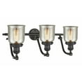 thumbnail image 2 of 515-3W-PC-G54-Innovations Lighting-Bell - 3 Light Bath Vanity In Industrial Style-12 Inches Tall and 28 Inches Wide-Polished Chrome Finish-Seedy Glass, 2 of 2