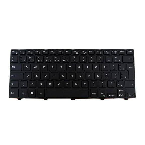 Brazilian Portuguese Layout Replacement Laptop Keyboard Glossy Black for 14 3452 3441 3442 5447 3458 14-3000