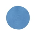 thumbnail image 2 of Tuvgenk Woven Placemat for Kitchen Dining 15 Inch Easy Clean Cotton Table Mat Stain Resistant Waterproof Round Blue for Birthday Party Decor, 2 of 4