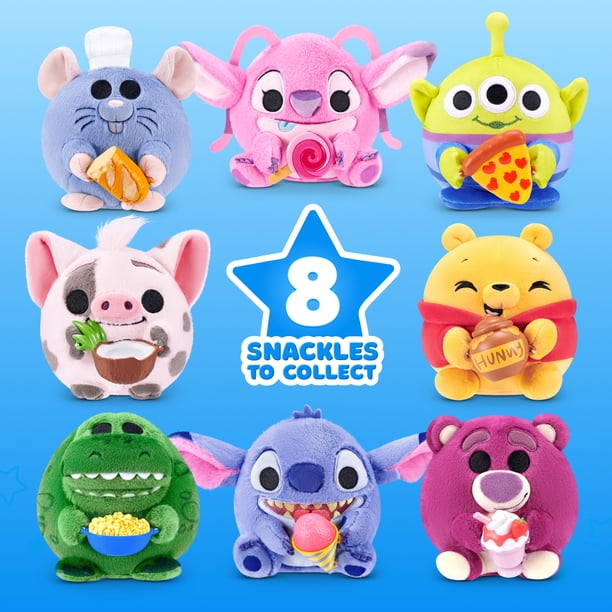 Snackles Disney 5-Inch by ZURU - Mystery Capsule with Ultra-Soft 5