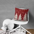 thumbnail image 7 of Merry Christmas Pine Tree Snowflake Throw Pillow Covers Modern Throw Pillow Case 4 Pack Fashion Pillow Cover for Room Home Patio Bedroom Livingroom, 7 of 7