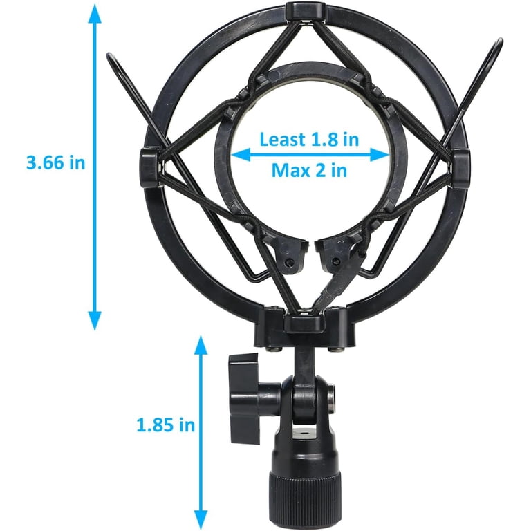 Geekria Microphone Boom Arm Stand - Compatible With Audio-Technica AT2020, AT2035, ATR2500x & More