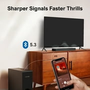 ULTIMEA 2.1 Sound Bars for Smart TV with Dolby Atmos, Soundbar for TV with Subwoofer, Bass Boost, Peak Power 190W, HDMI eARC, Nova S50