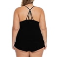 thumbnail image 3 of DYMADE Womens Summer Plus Size Loungewear Lace Stitching Nightgown Nightshirt Pajamas Sets Sleepwear, 3 of 3