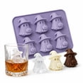 thumbnail image 3 of Ktlvex Halloween Ghost Silicone Mold, 6-Cavity 2-in-1 Baking & Freezing Tray, Witch Ghost Pumpkin Design Silicone Mold for Chocolate, Candy, Jelly, Frozen Treats, Halloween Party DIY Decor, 3 of 7