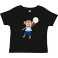 thumbnail image 3 of Inktastic Volleyball Player Boys Cute Monkey Boys Baby T-Shirt, 3 of 5