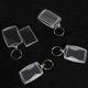 thumbnail image 4 of 25 llaveros de fotos, llavero de fotos transparente, llavero rectangular personalizado, llaveros acrílicos para insertar fotos, Halloween, Navidad, día de San Valentín (46 x 32 mm) ER, 4 of 5