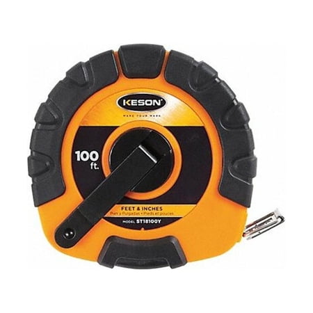 UPC: 0052837023516 | Keson Long Tape Measure 3/8 In x 100 ft Orange ST18100Y
