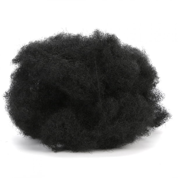 Pelucas De Pelo Afro Rizado, Postizo De Extensión De Cabello Afro Para Extensión Trenzada Sucia De Reparación De Cabello Corto, Refuerzo, Gancho Para Mezclar Colores