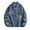 Light Blue, variant on Rhuody Mens Winter Jacket Men'S Long Sleeve Sports Hooded Jacket Loose High Street Patchwork Functional Coat Daily Coats Black L