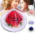 thumbnail image 2 of PENGXIANG Boc Rose Preserved Box Handmade Openable Portable Eternal Preserved Real Rose Flower Box for Mother‘s Day, 2 of 9