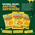 thumbnail image 3 of 3 Pack Honees Honey Lemon Menthol Cough Drops, 20 Count Bag, 3 of 7