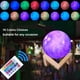 thumbnail image 4 of Fiudx Lámpara de Luz de Planetas, 16 Led Que Cambian de Color, Control Remoto, Brillo Ajustable, Carga Usb, Diseño Multicolor, Decoración de Galaxia para Dormitorio, Regalo Ideal para Adolescentes, T, 4 of 6