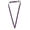 Purple/White, variant on Pinmart Neck Ribbon Lanyards for ID Badges - Maroon/White, 10 pack