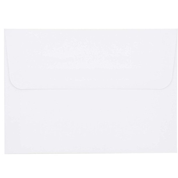 Blank White Greeting Cards with Envelopes (100 Count), 5 X 7 inches