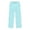 Light Blue, variant on Weebloom Wide Leg Pants For Girls Stretch Soft Casual Pants Elastic Waistband Playwear For Toddlers And Kids Trousers Beige 9-10 Years