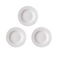 thumbnail image 1 of asjyhkr - Juego de 3 ensaladeras para cocina, cuencos para pasta poco profundos, cuencos para pasta blancos, aptos para microondas y lavavajillas, 1 of 2