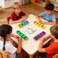 thumbnail image 4 of Word Scramble Puzzle Game - Wooden Letter Dice & Vocabulary Cards for Brain Teaser, Spelling Practice & Cognitive Skill Development (16 Dice + 40 Cards), 4 of 7