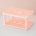 thumbnail image 6 of Hovmgk 72 Hole Makeup Brush Drying Rack, Multi-Function Storage Stand, Plastic Brush Organizer for Desk & Bathroom, Space-Saving Design for Makeup Brushes & Art Supplies, Pink/Gray/White, 6 of 8