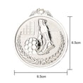 thumbnail image 3 of Medalla De Fútbol Tmvgtek Fútbol Escolar Premios Oro Plata Bronce Medallas Medalla Conmemorativa (Plata) Likrtyny Para Estrenar, 3 of 3