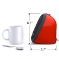 thumbnail image 2 of Honeywell HeatBud HCE100R - Heater - mobile - 250 W - red, 2 of 5