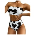 thumbnail image 2 of WREESH Maillot de Bain Femme Unilatéral Mini String Bikini Ensemble Natation, 2 of 7