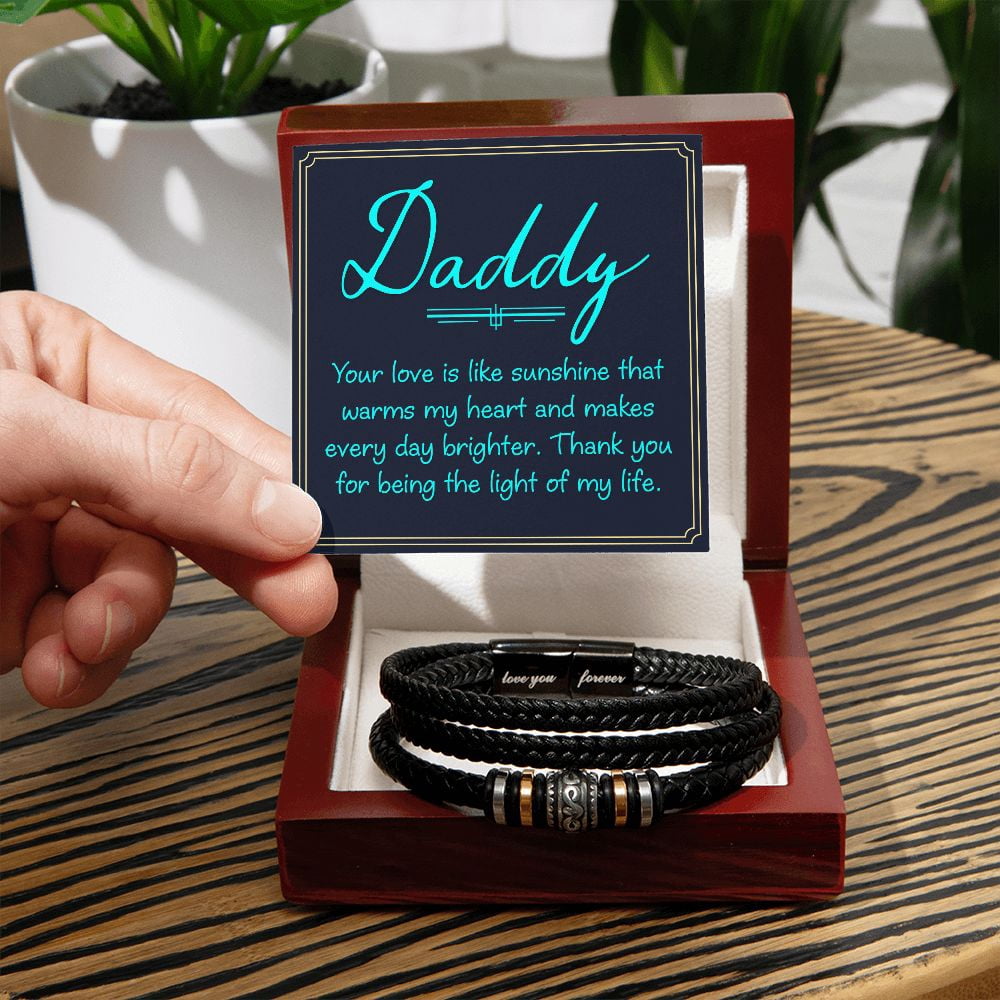 To My Dad Your Love Is Love You Forever Bracelet