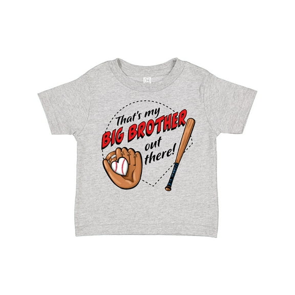 Inktastic That's My Big Brother out There Baseball Boys or Girls Toddler T-Shirt
