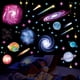 thumbnail image 1 of Muyoka pegatinas de pared luminosas de PVC autoadhesivas con estrellas que brillan en la pared de la Vía Láctea de ensueño lluvia de meteoritos fluorescentes para decoración de pared para el hogar, te Muyoka Hogar, 1 of 7
