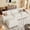 White, variant on Homall 3-seat L-shaped Cloud Couch Sectional Sofa with reversible toffee chair Movable Footrest Sofa, Gray