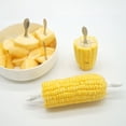 thumbnail image 4 of 6 Pieces Corn Holders Stainless Steel Corn Holders Corn on The Cob Skewers Corn Cob Holders Corn Fork BBQ Sweet Corn Fruit Fork for Home Cooking and BBQ, Silver, 4 of 4