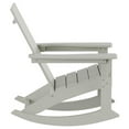 thumbnail image 5 of Costaelm Palms Outdoor HDPE Plastic Adirondack Rocking Chair (Set of 2), Sand, 5 of 8