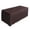 Brown, variant on Spandex Table Cover Skirts for 4FT Rectangle Tables, Wrinkle Resistant Stretch Table Cloths with Floor-Length Ruffle, Elastic Fitted Tablecloth for Wedding Banquet Party Buffet Decoration (B)