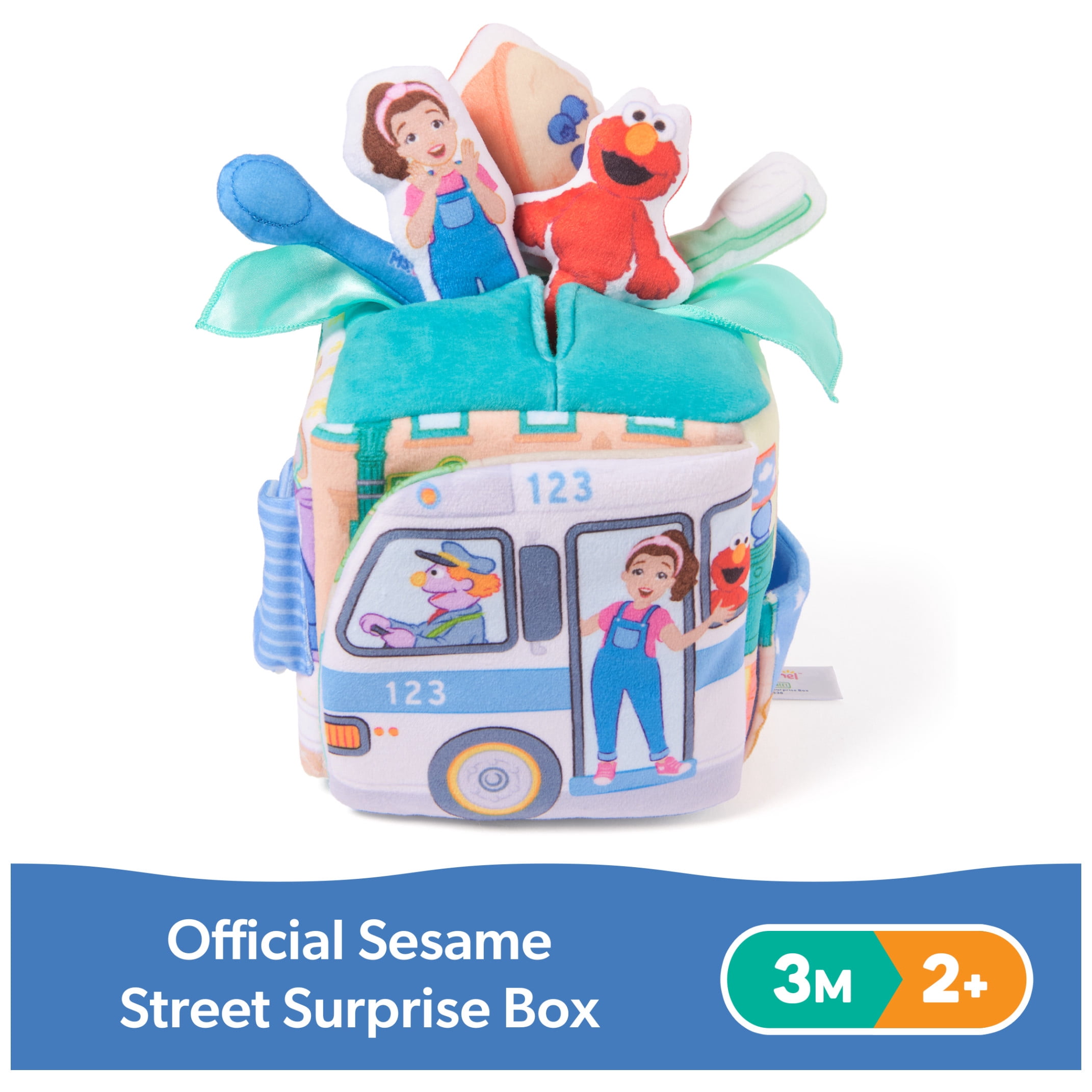 Ms. Rachel, Sesame Street Surprise Learning Box with Plush Elmo & Ms. Rachel, for Ages 3+M