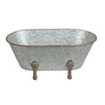thumbnail image 3 of Home Decorative Galvanized Metal Tub Decor - Small, 3 of 3